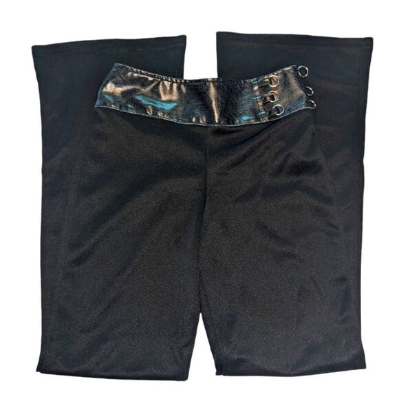 🤩 Joe Boxer vintage black flare pants size 7/8 🤩 2 for $20 - Picture 1 of 5
